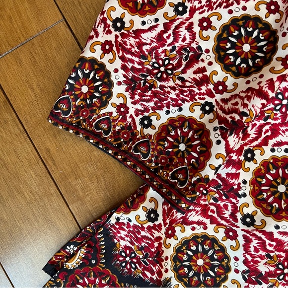 ✨3/15$ red tunic shirt, vintage - Picture 4 of 6